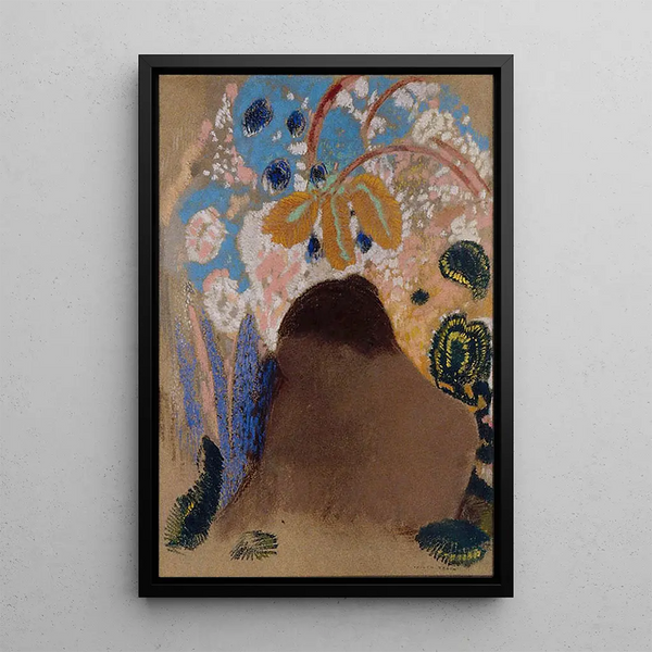 Ophélie - Odilon Redon — indrammet kunstværk på væggen