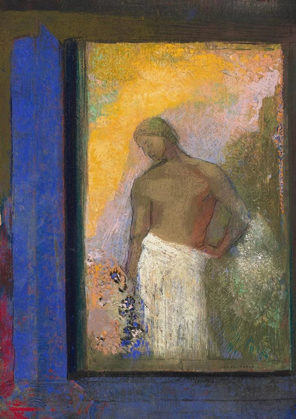 Saint Jean - Odilon Redon — indrammet kunstværk på væggen