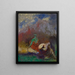 Sirène - Odilon Redon — indrammet kunstværk på væggen