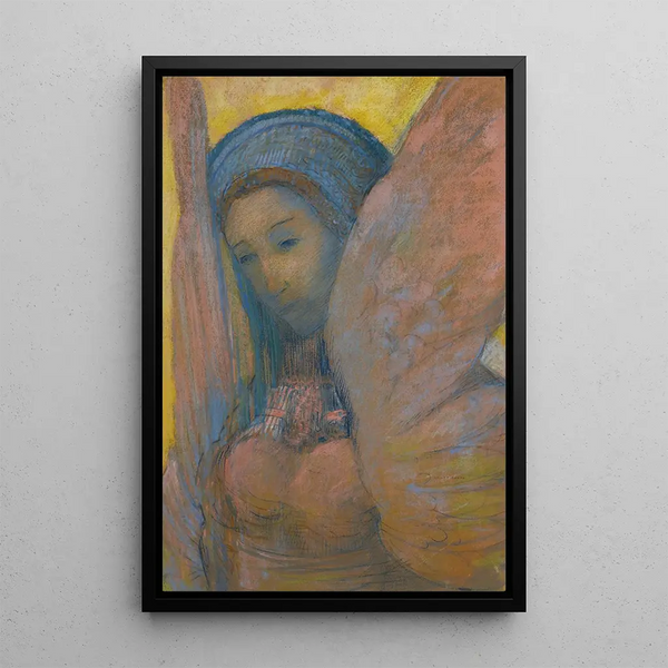 Sphinx - Odilon Redon — indrammet kunstværk på væggen