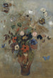 Naturtro med blomster - Odilon Redon — visning af kunstværket
