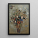 Naturtro med blomster - Odilon Redon — indrammet kunstværk på væggen