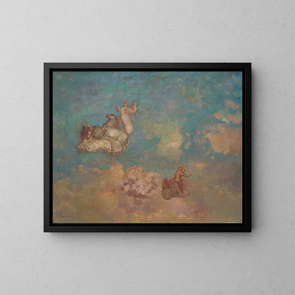 Le Char d'Apollon - Odilon Redon — indrammet kunstværk på væggen