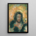Tête de Christ - Odilon Redon — indrammet kunstværk på væggen