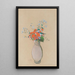 Vase de fleurs - Odilon Redon — indrammet kunstværk på væggen