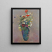 Vase de fleurs Vision - Odilon Redon — indrammet kunstværk på væggen