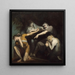Œdipe forbandende sin søn Polynices - Henry Fuseli — indrammet kunstværk på væggen