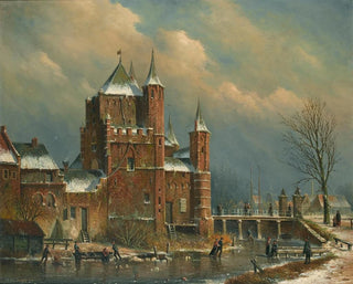 Oene Romkes De Jongh - The Amsterdam Gate at Haarlem.webp