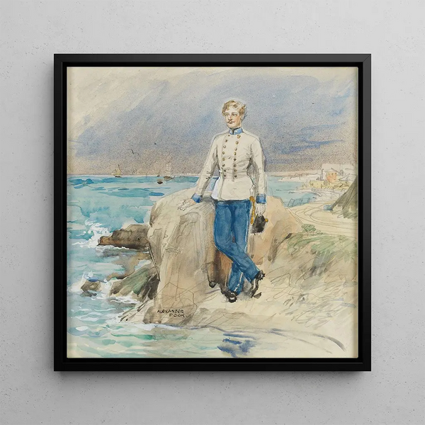 Officier autrichien à l'Adriatique - Alexander Pock