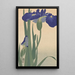 Iris bleus - Ohara Koson — indrammet kunstværk på væggen
