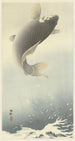 Carpe sautante - Ohara Koson — visning af kunstværket