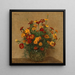 Krysantemum - Henri Fantin-Latour — indrammet kunstværk på væggen