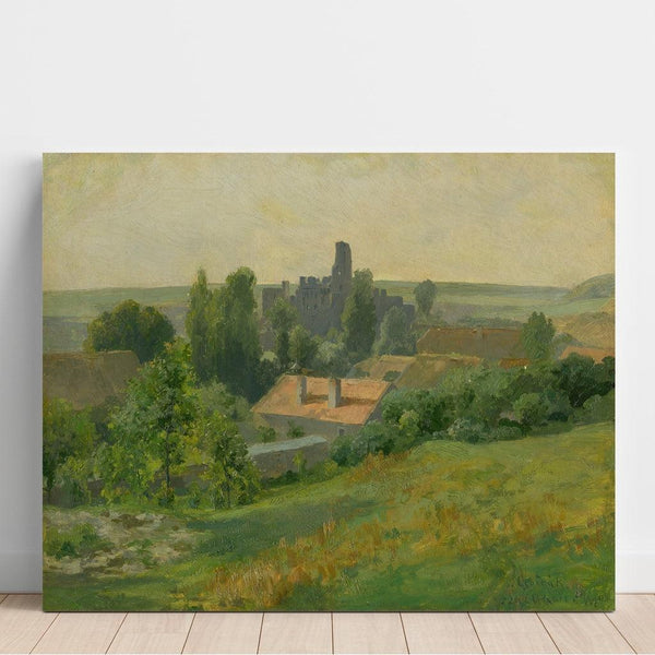 Reproduktion af maleriet Okor Castle - Ľudovít Čordák