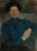 Portrait af Maria Koniewska-Kalinowska 1875-1968 maler - Olga Boznańska — visning af kunstværket