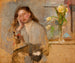 Esquisse de portrait d'une jeune fille - Olga Boznańska — visning af kunstværket