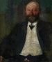 Portrait af kunstnerens far Adam Nowina Boznański - Olga Boznańska — visning af kunstværket