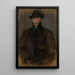 Portrait af Antoni Kamieski 1860-1933 maler - Olga Boznańska — indrammet kunstværk på væggen