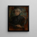 Portrait af Berta Dylion - Olga Boznańska — indrammet kunstværk på væggen