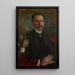 Portrait de Bogdan Faleski - Olga Boznańska — indrammet kunstværk på væggen