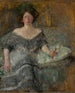 Portrait af Elza Krauze - Olga Boznańska — visning af kunstværket
