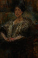 Portrait af Julia Ginzberg - Olga Boznańska — visning af kunstværket
