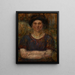 Portrait de Mme Bankiewicz - Olga Boznańska — indrammet kunstværk på væggen