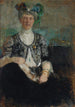 Portrait af Mme Buyko - Olga Boznańska — visning af kunstværket