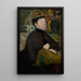 Portrait de Mme Getter - Olga Boznańska — indrammet kunstværk på væggen