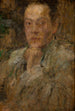 Portrait af billedhuggeren Stefan Zbigniewicz - Olga Boznańska — visning af kunstværket