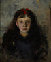 Portrait af en pige, Zofia Sokoowska - Olga Boznanska — visning af kunstværket