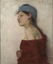 Portrait af en kvinde, sigøjnerkvinde - Olga Boznanska — visning af kunstværket