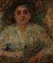 Portrait af en ældre dame - Olga Boznańska — visning af kunstværket