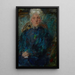 Portrait af ucja Detloff - Olga Boznańska — indrammet kunstværk på væggen