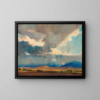 Oliver Dennett Grover - Storm over a Western Landscape.webp