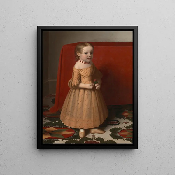 Oliver Tarbell Eddy - Portrait of a Young Girl with Rose.webp