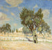 Oliviers nær Jerusalem - Abraham Neuman — visning af kunstværket