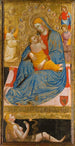 La Vierge de l'humilité med Tenten af Eva - Olivuccio di Ciccarello — visning af kunstværket