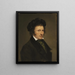 L'kunstneren tyske Franz Riepenhausen - Olof Johan Södermark — indrammet kunstværk på væggen