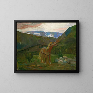 Oluf WoldTorne - Horse in the Mountains.webp