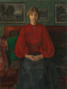 Portrait af kunstneren Kris Laache Torne - Oluf Wold-Torne — visning af kunstværket