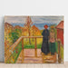 Reproduktion af maleriet på Verandaen - Edvard Munch