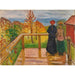 Reproduktion af maleriet på Verandaen - Edvard Munch