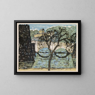 Onchi Kshir - Nijbashi from the series Recollections of Tokyo.webp