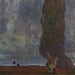 Orage approchant Le Grand Peuplier II - Gustav Klimt — vist i et interiør