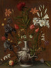 Blomster i en vase grotesk - Orsola Maddalena Caccia — visning af kunstværket
