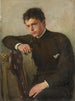 Portrait af Hermann Dischler - Oscar Arthur Bluhm — visning af kunstværket