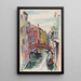 Canal Venise - Oscar Bluemner — indrammet kunstværk på væggen