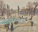 Vinter ved Schönbrunn - Oskar Laske — visning af kunstværket