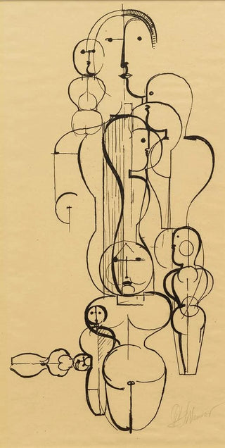 Oskar Schlemmer - Figural Plan K 1 Figurenplan K 1.webp