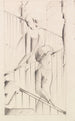 Scène d'escalier - Oskar Schlemmer — visning af kunstværket
